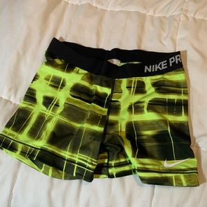 Nike dri-fit spandex shorts